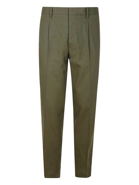 Pantaloni drepti HINDUSTRIE verzi