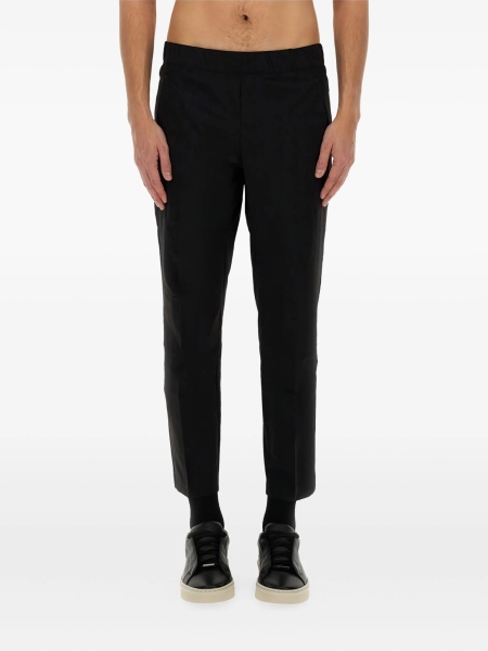 Pantaloni drepti Hugo Boss negri