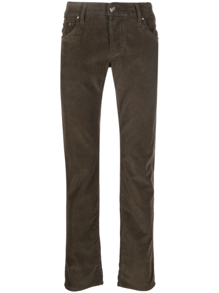 Pantaloni drepti Jacob Cohen maro