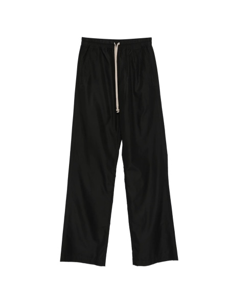Pantaloni drepti MONCLER + RICK OWENS negri