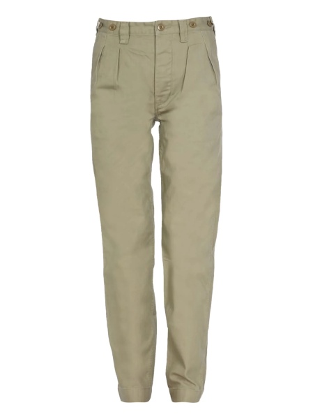 Pantaloni drepti NIGEL CABOURN verzi