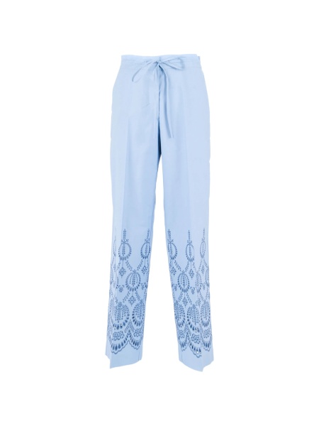 Pantaloni drepti P.A.R.O.S.H. albastri