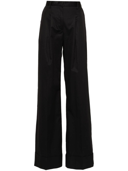 Pantaloni drepti Stella McCartney negri