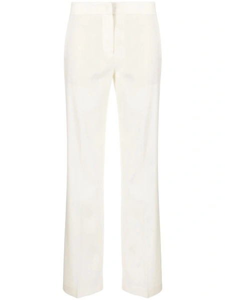 Pantaloni eleganti Fabiana Filippi albi din lana