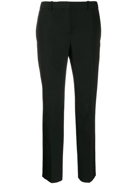 Pantaloni eleganti Givenchy negri din matase si vascoza