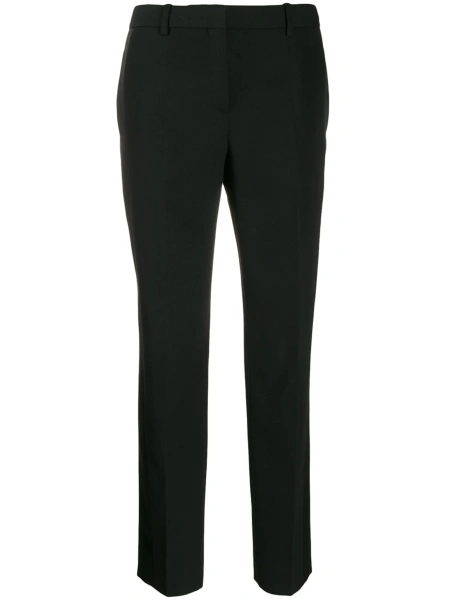 Pantaloni eleganti Givenchy negri din matase si vascoza