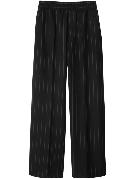 Pantaloni eleganti Peuterey negri din lana