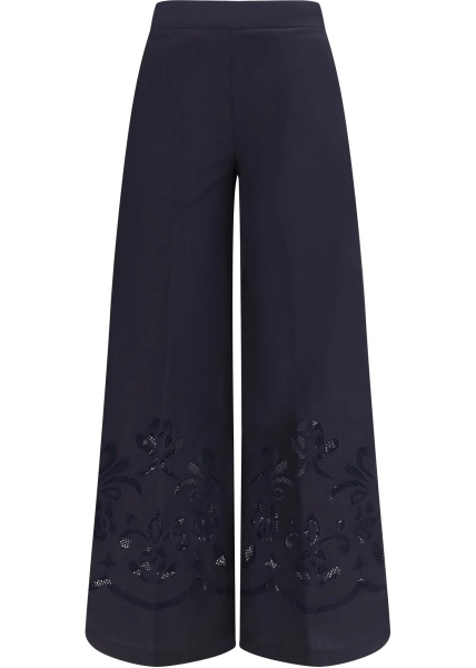 Pantaloni Embroidered cotton Pants