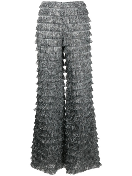 Pantaloni evazati Alberta Ferretti gri