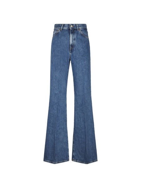 Pantaloni evazati Dondup albastri