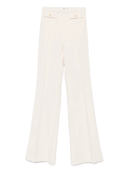 Pantaloni evazati Elisabetta Franchi neutri