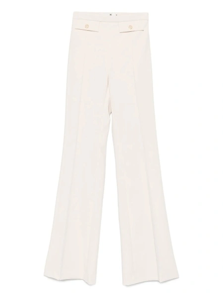 Pantaloni evazati Elisabetta Franchi neutri