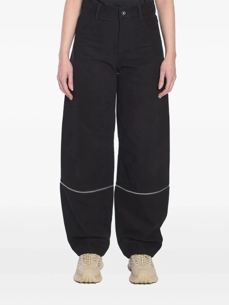 Pantaloni evazati MONCLER WILLOW SMITH negri