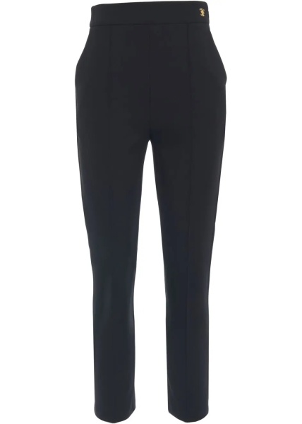 Pantaloni High-waist slim fit trousers