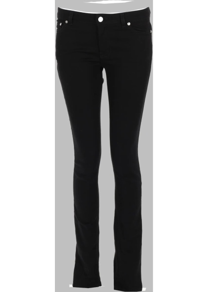 Pantaloni Jeans "Stars" In Denim Di Cotone