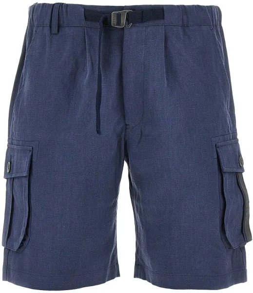 Pantaloni Linen cargo shorts with belt