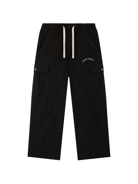 Pantaloni loose fit Palm Angels negri