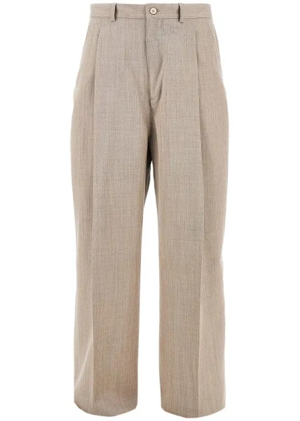 Pantaloni 'Midas' melangé viscose pants