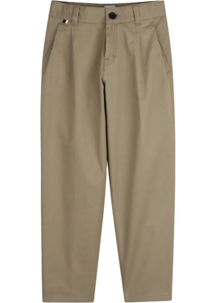 Pantaloni Pantalone Con Bottone