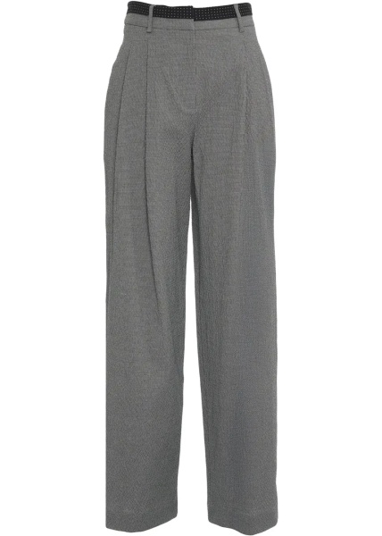 Pantaloni Pants with micro vichy pattern