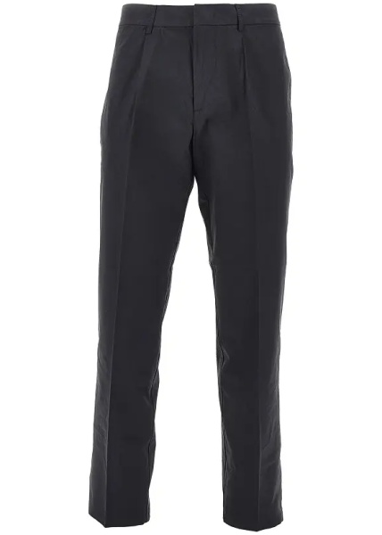 Pantaloni Pima cotton pants with dart