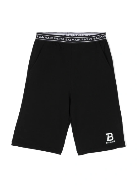 Pantaloni scurti Balmain negri