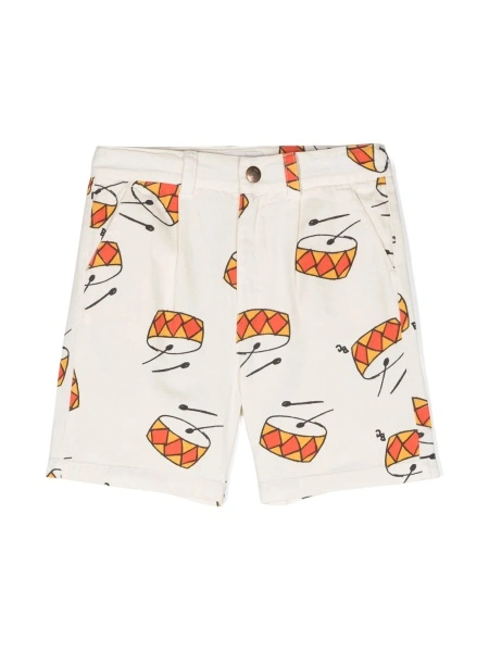 Pantaloni scurti Bobo Choses albi