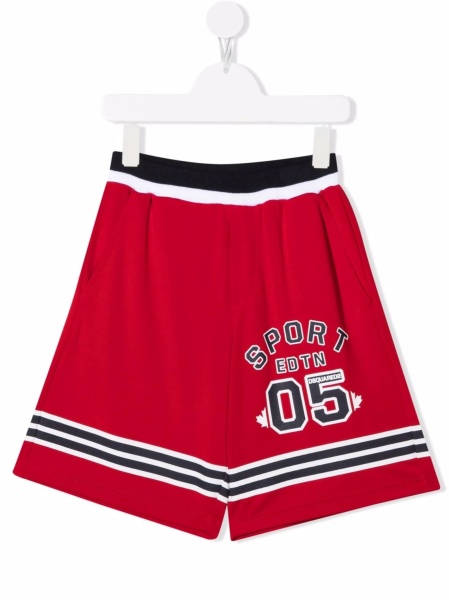 Pantaloni scurti DSQUARED2 rosii