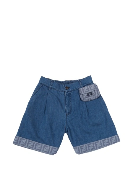 Pantaloni scurti Fendi albastri