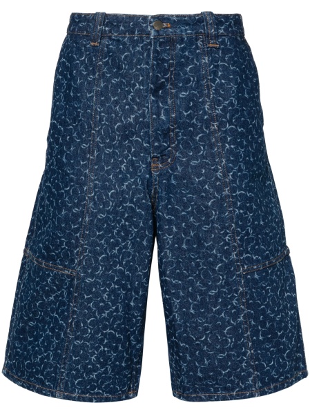 Pantaloni scurti MAISON KITSUNÉ albastri
