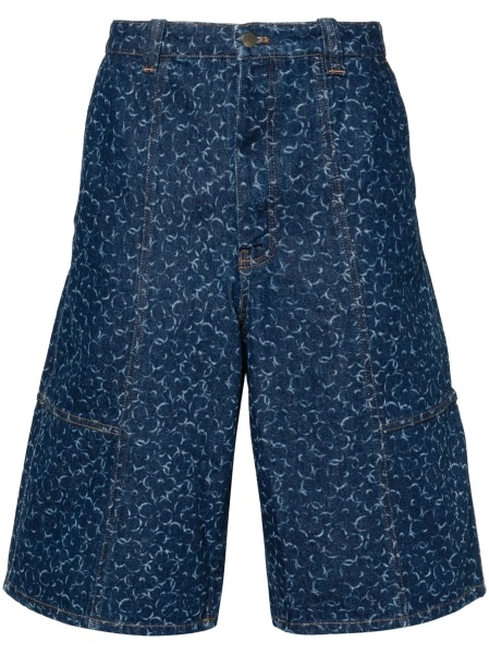 Pantaloni scurti MAISON KITSUNÉ albastri