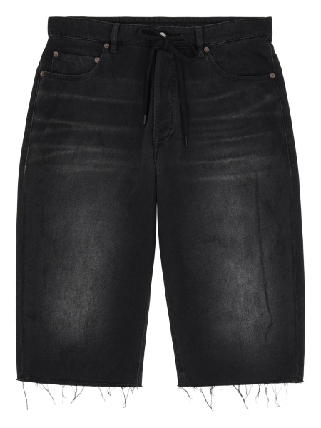 Pantaloni scurti MM6 Maison Margiela negri
