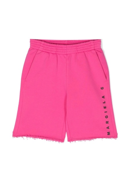 Pantaloni scurti MM6 Maison Margiela roz