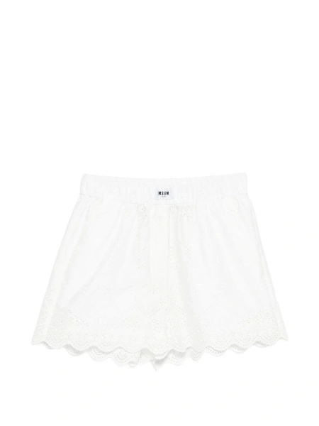 Pantaloni scurti MSGM albi