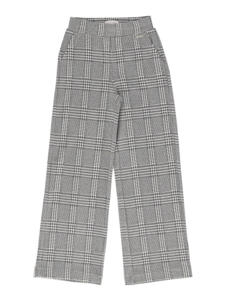 Pantaloni Soft houndstooth trousers