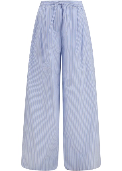 Pantaloni Striped poplin Pants