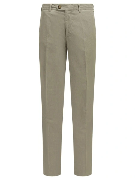 Pantaloni Tailored cotton velvet pants