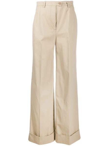 Pantaloni talie inalta Aspesi neutri