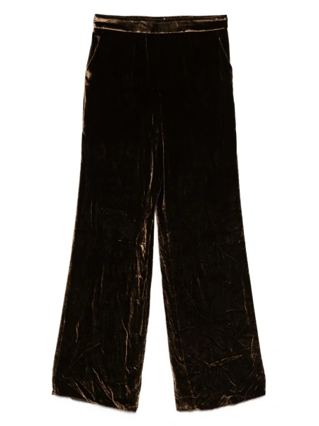 Pantaloni talie inalta ETRO maro