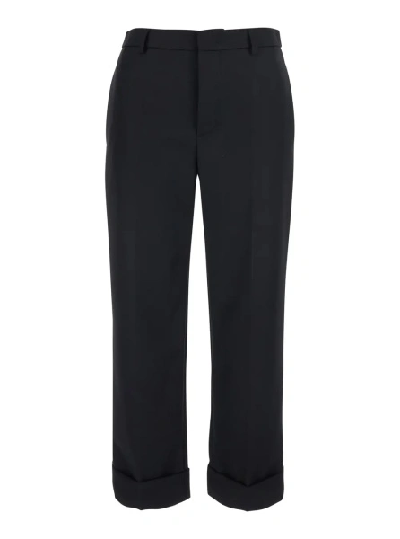 Pantaloni TELA negri din lana