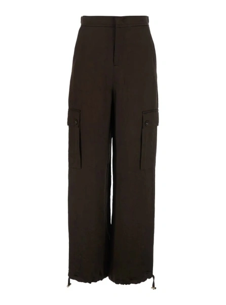 Pantaloni TWINSET maro