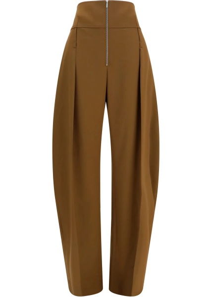 Pantaloni Wide balloon-fit zip Pants
