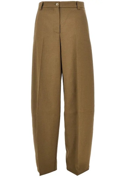 Pantaloni Wool-blend Barrel Leg pants