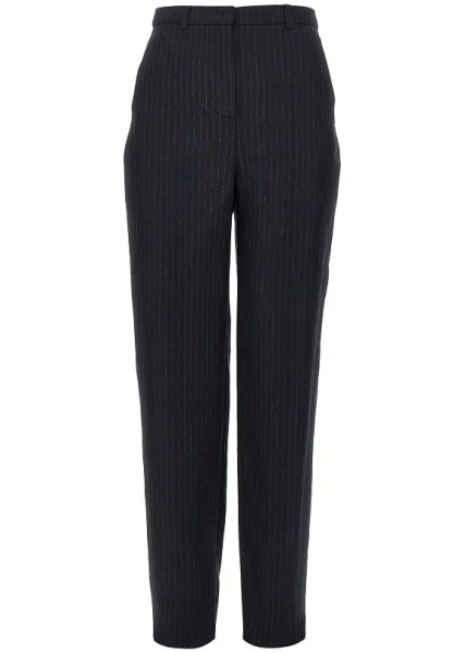 Pantaloni Wool-blend pants with pinstriped motif
