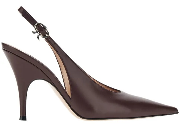 Pantofi 'Sofia' leather slingback pumps