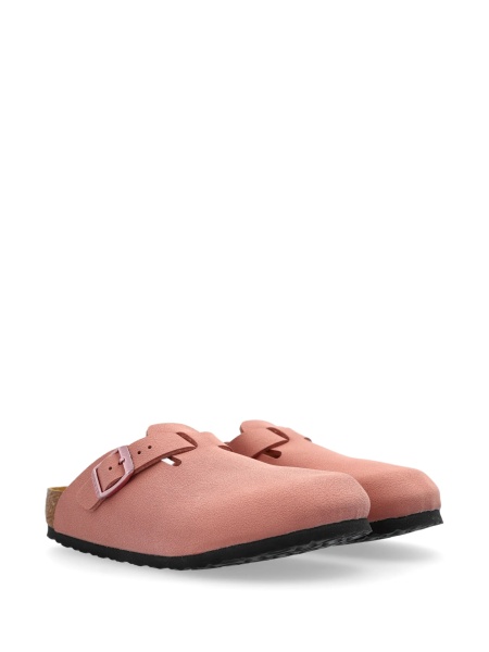 Papuci Birkenstock roz din birko-flor