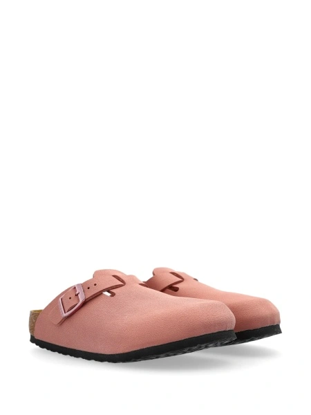Papuci Birkenstock roz din birko-flor