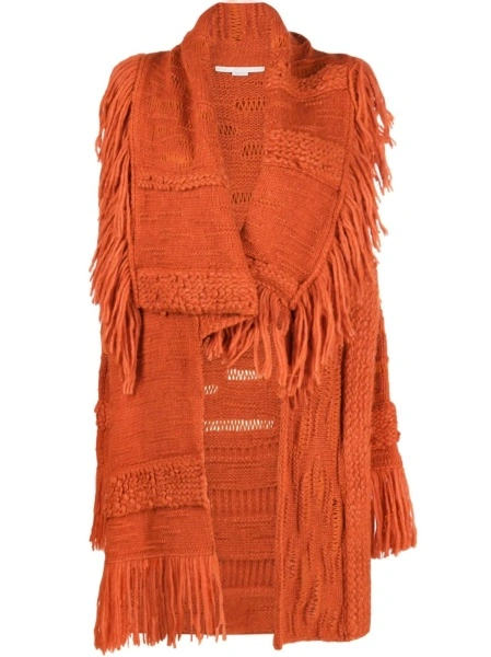 Poncho Stella McCartney portocaliu