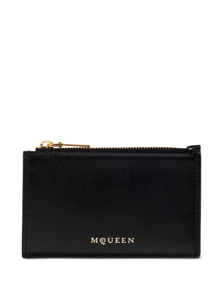 Portofel Alexander McQueen negru din piele