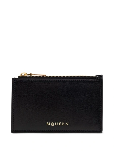 Portofel Alexander McQueen negru din piele